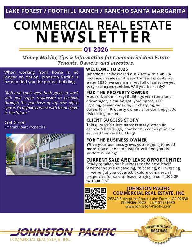 Q1 2026 Lake Forest Newsletter