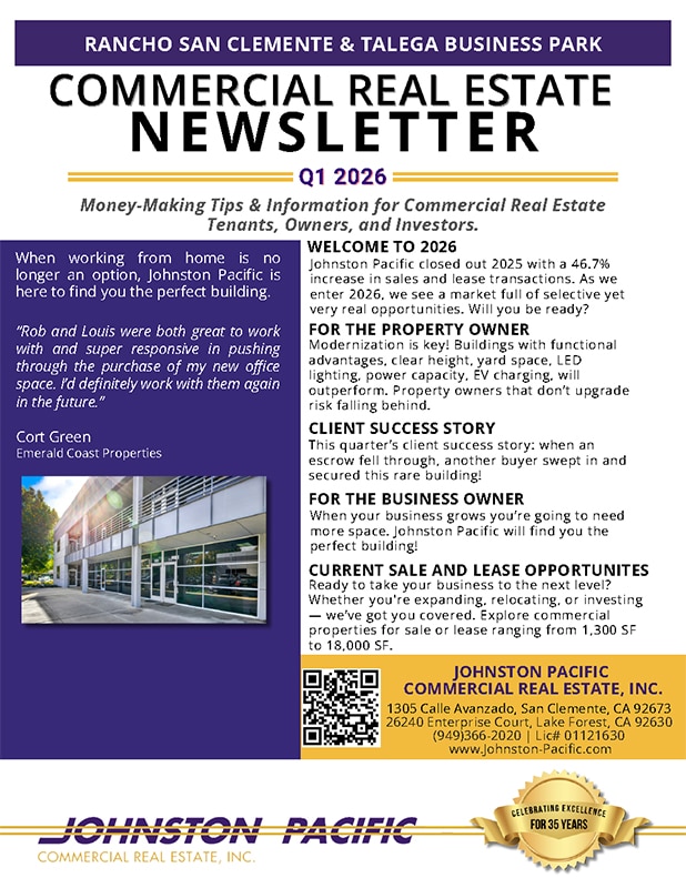 Johnston Pacific 2026 Q! Newsletter